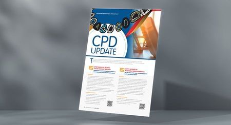 A shot of the CPD update article from April 2024 News Bulletin