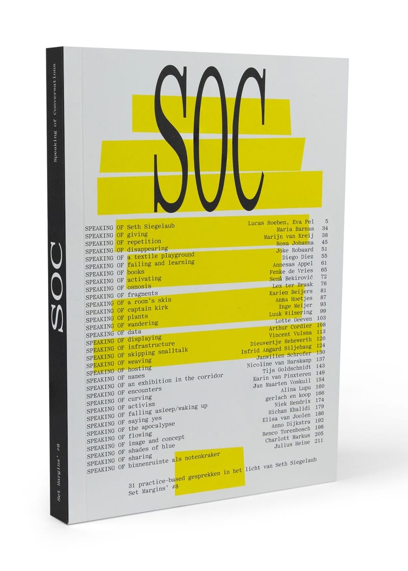 Boekpresentatie SPEAKING OF CONVERSATIONS