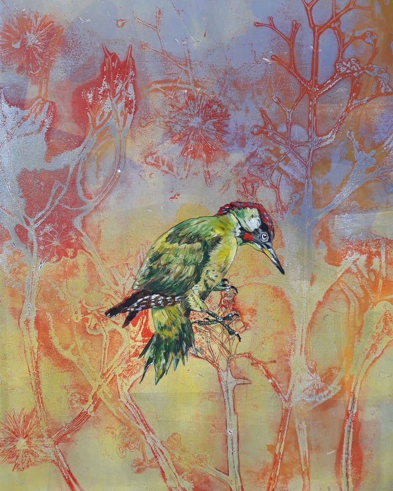 Groene specht kleiner