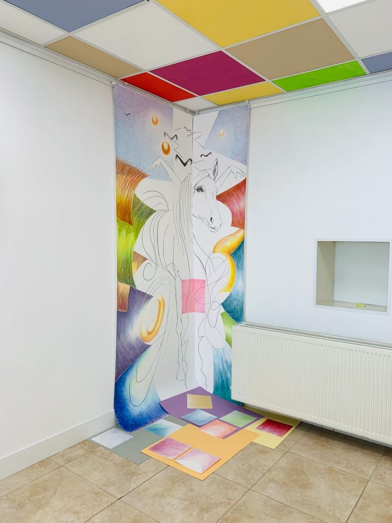 Flamingo noordwaarts