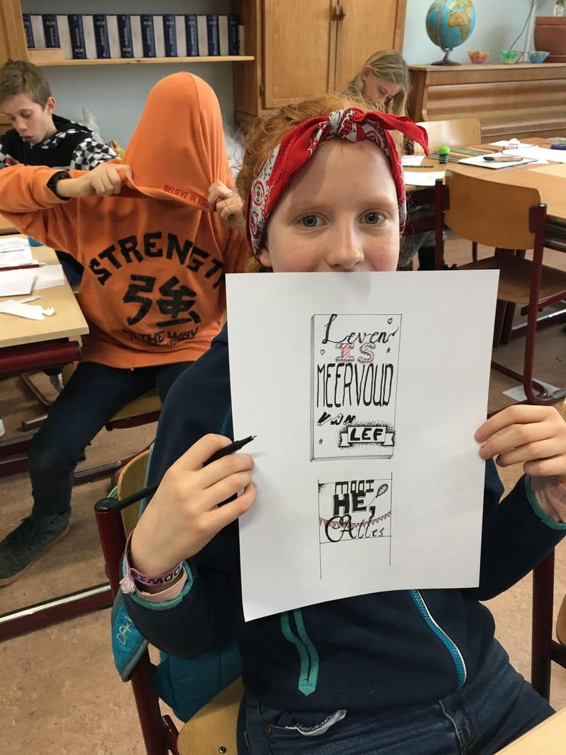 Handletteren op de basisschool