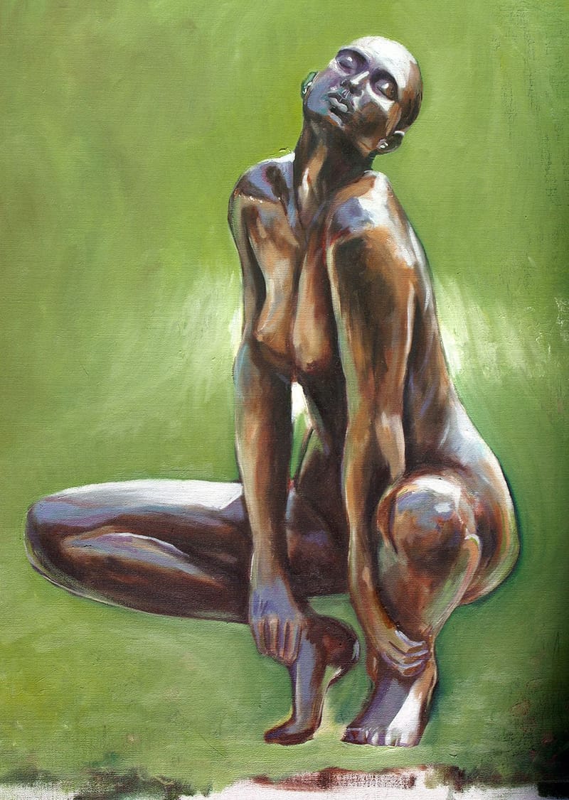 model van Eddy Roos.   - 70x100