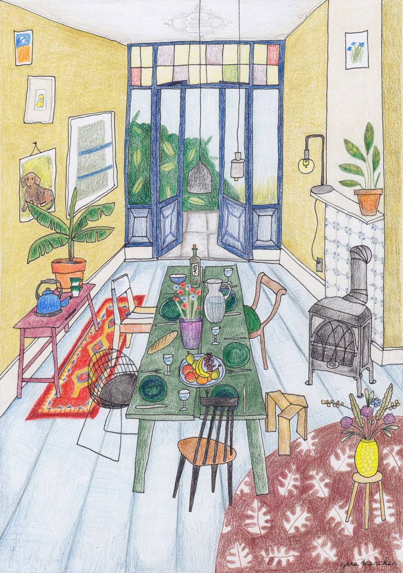 Dining Room in Springtime