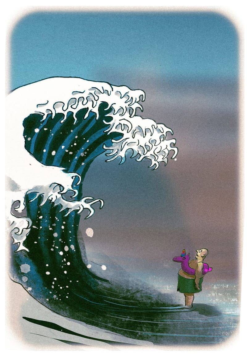 Leven komt in golven