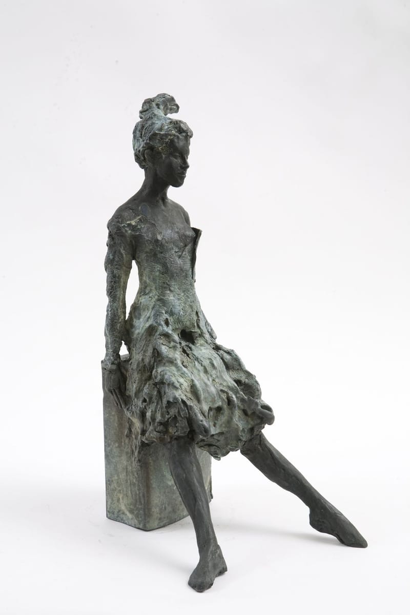Sitting - Bronze  H=6cm