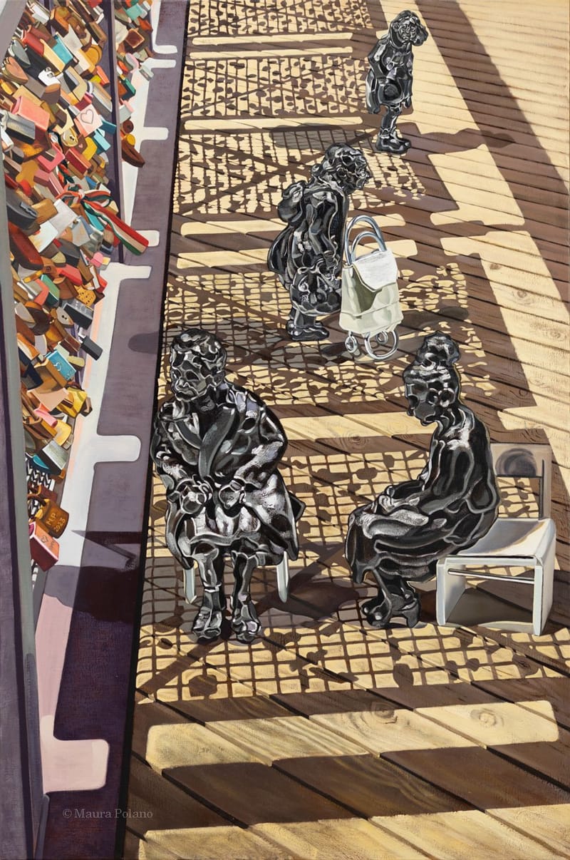 Grenzen van de verbondenheid (2023), 120 x 80 cm