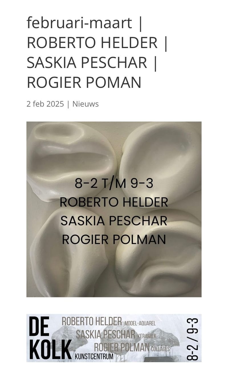 Expositie De Kolk (9.2.2025-9.3.2025)