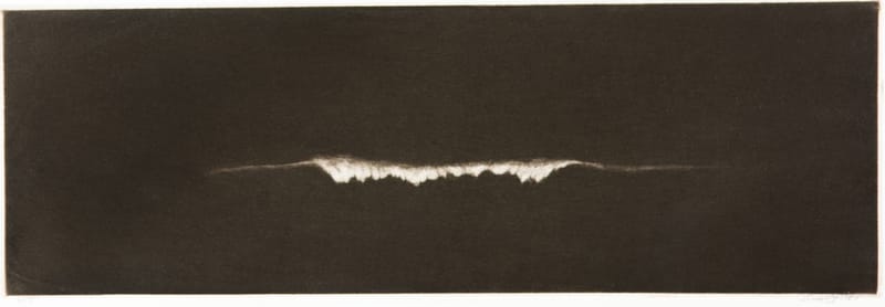 19.02 Golfje 9 x 27cm mezzotint