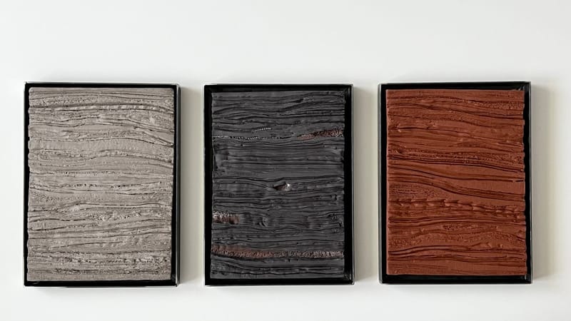 Forest Skin wallsculpture steengoed 35x25 cm