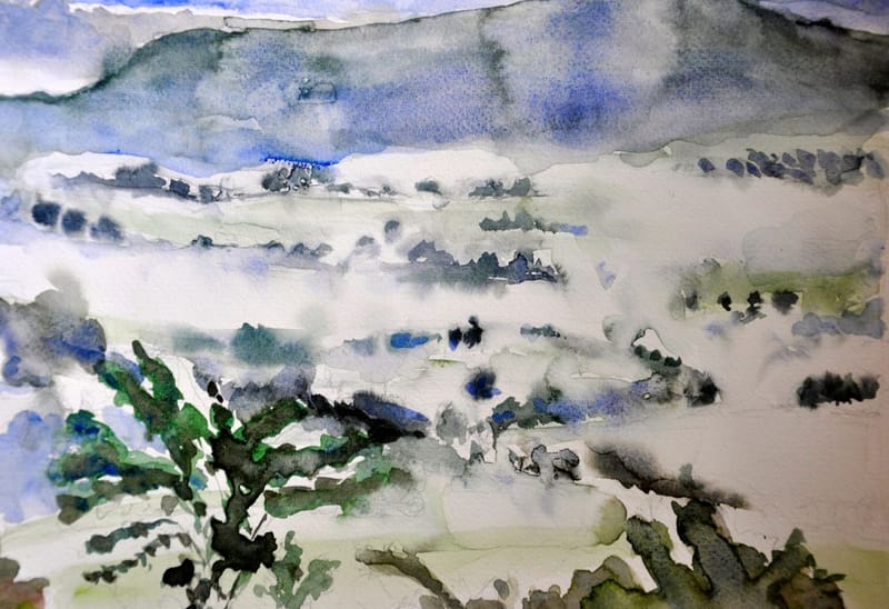 Clouds over Countryside