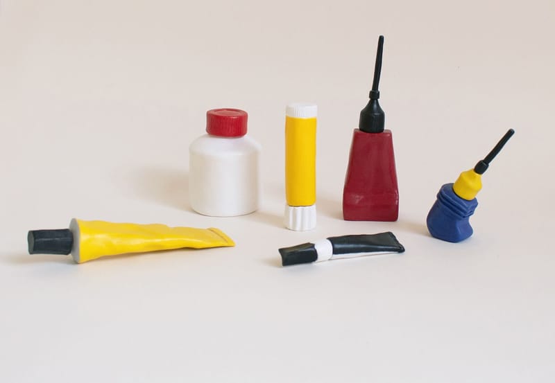 clay glue // little family