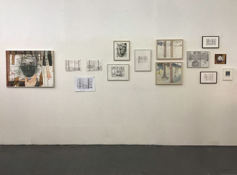 atelierwand overzicht 2021