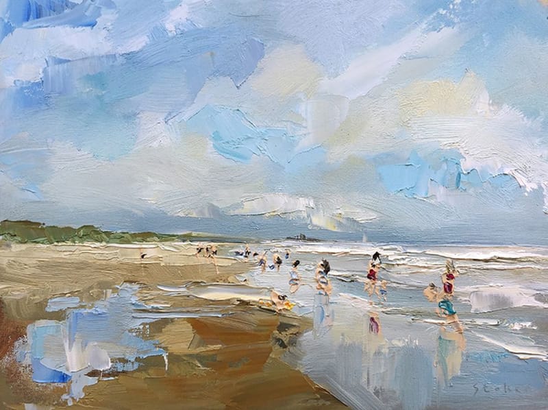 Strandplezier 8    -30x40