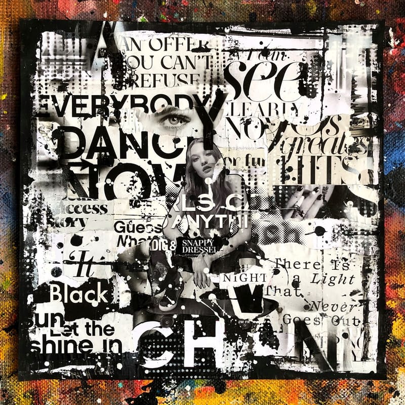 Black & White & Type All over