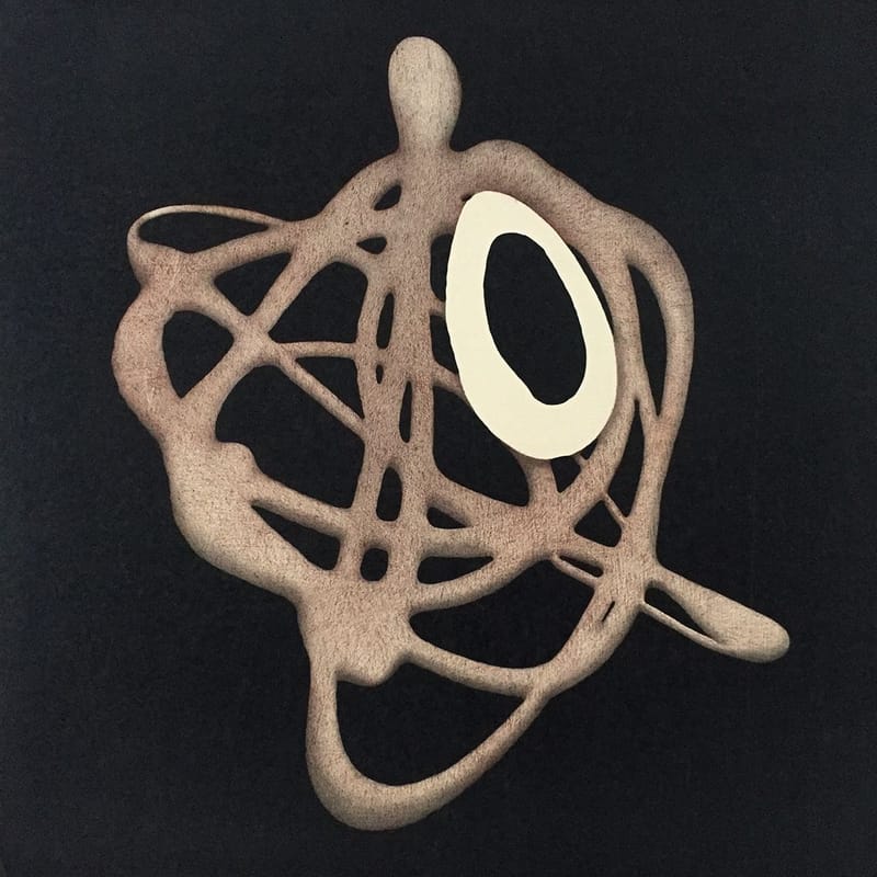 70 x 75 cm inkt _ pastel