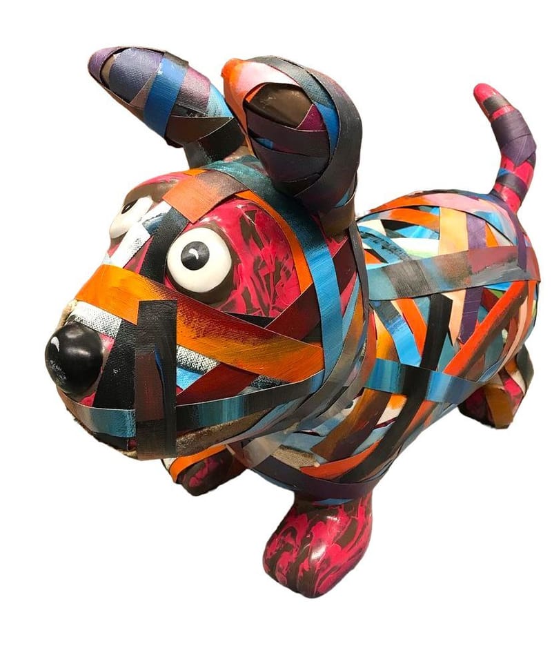 Stripes, sculptuur (60x42 cm)