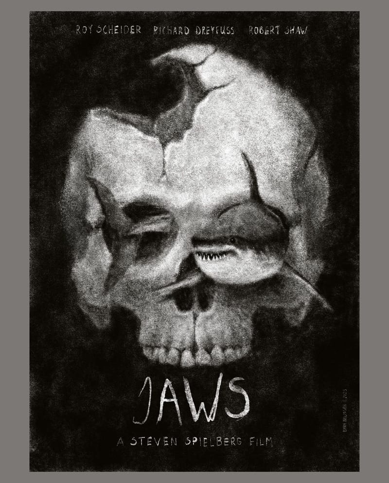 Alternatieve filmposter JAWS