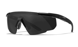 Schutzbrille WILEY X SABER ADVANCED - Gestell: Matt Schwarz - Glas: Grau