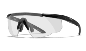 Schutzbrille WILEY X SABER ADVANCED - Gestell: Matt Schwarz - Glas: Klar