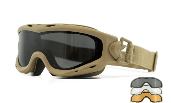 Goggle WILEY X SPEAR DUAL LENS - Gläser: Grau/Klar/Helles Orange, Bild 2