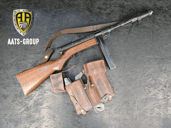 OCCASION Maschinenpistole Hispano Suiza MP 43/44 (ehemals Stapo Bern) 9mm Para - Zustand 2, Bild 1
