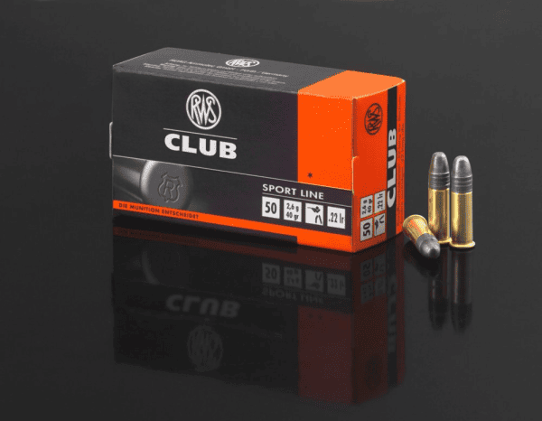Randfeuerpatrone RWS Club 2.6g 40gr .22 lr - VE 50 Schuss, Bild 1