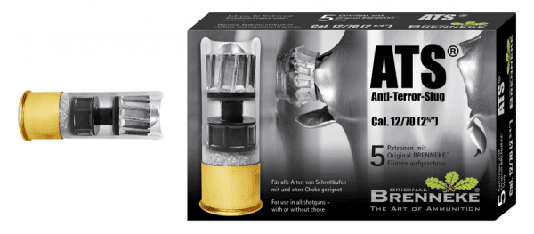 Flintenlaufpatrone Brenneke Anti-Terror-Slug 27.5g 12/70 - VE 5 Schuss, Bild 1