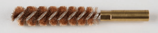 Bronzebürste EBNAT/ERLA Ø 11mm, Kaliber 9mm, Innengewinde M5 für Ordonnanz-Putzstock, Bild 1