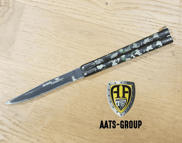 OCCASION Schmetterlingsmesser SM Camouflage, Bild 1
