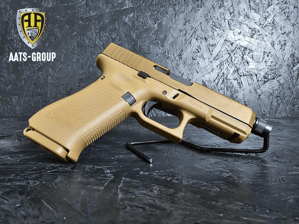 Pistole GLOCK 19X Coyote 9mm Para - Gewindelauf M13,5x1 links, Bild 2