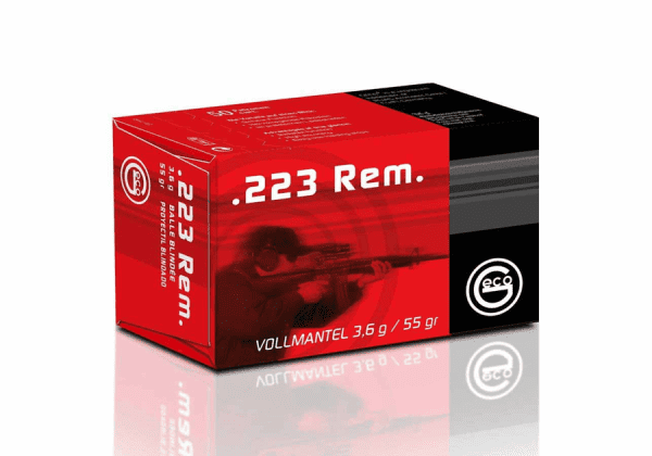 Büchsenpatrone Geco TARGET FMJ 4.1g .223 Rem. - VE 50 Schuss, Bild 1