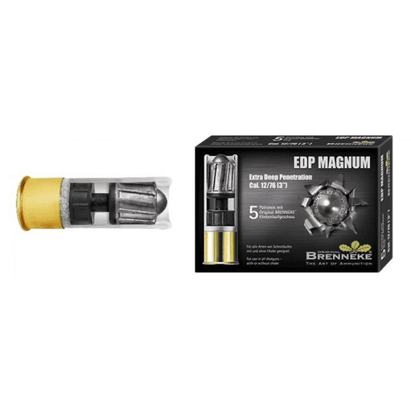 Flintenlaufpatrone Brenneke EDP® Extra Deep Penetration Magnum 38.0g 12/76 - VE 5 Schuss, Bild 1