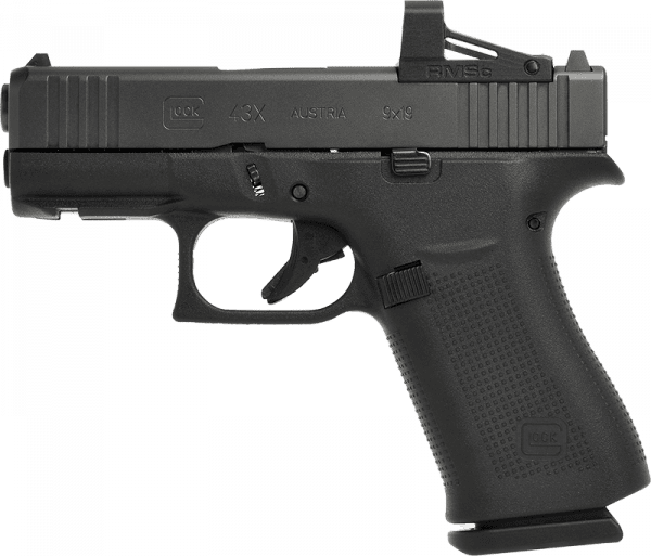 Pistole GLOCK 43X Rail/MOS/FS 9mm Para - Combo mit RMSc Shield, Bild 1