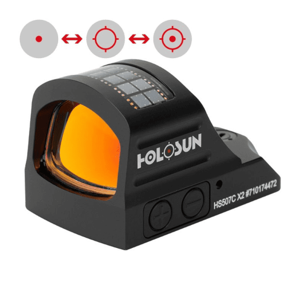Reflexvisier HOLOSUN HS507C X2 Solar Red Circle Dot Sight, Bild 1