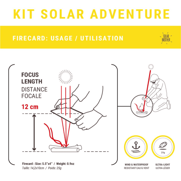 FIRECARD-Feueranzünder SOLAR BROTHER ADVENTURE KIT, Bild 4