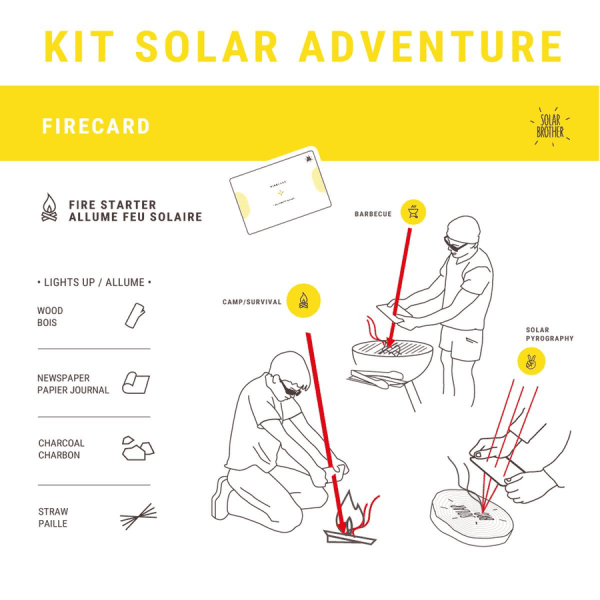 FIRECARD-Feueranzünder SOLAR BROTHER ADVENTURE KIT, Bild 2