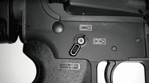 Sicherungshebel WYSSEN DEFENCE Ambidex 90+60° - für AR15, WD15 und WD9, Bild 2