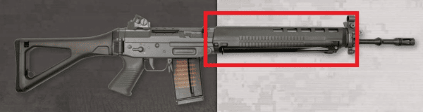 Handschutz SIG SAUER Stgw90 / SG550 - Oberteil , Bild 1