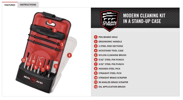 Präzisions Waffenreinigungsset Gun Boss Pro REAL AVID - Precision Cleaning Tools, Bild 2