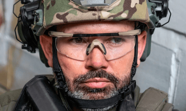 Schutzbrillen-Set WILEY X SABER ADVANCED - Gläser: Grau/Klar/Helles Orange - Gestell: Matt Tan, Bild 5