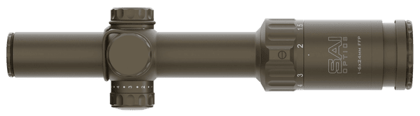 Zielfernrohr Armament Technology Inc SAI Optics Mod. SAI 6, 1-6×24 - 5.56 Nato Ballistic Reticle - Coyote , Bild 5