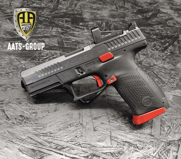 Pistole CZ P-10 C OR Black/Red 9mm Para - Set mit RMS2 Rotpunktvisier, Bild 1