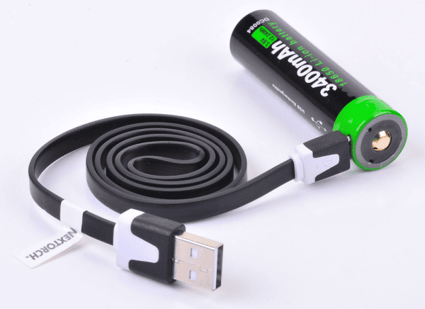 Akku NEXTORCH 18650 USB Lithium-Ion (Li-Ion) -DC0084- 3.6V 3.400mAh inkl. Schutzschaltung, Bild 4