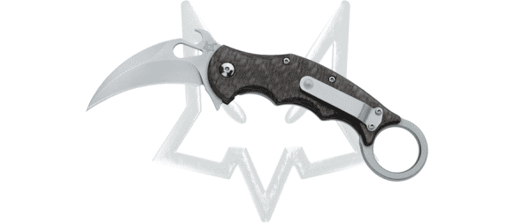 Karambitmesser FOX KNIVES TITANIUM FRAME LOCK Carbon - FX-599TiCS, Bild 1