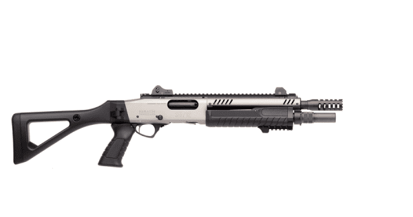 Vorderschaftrepetierflinte Fabarm STF 12 Compact 11" 12/76 - Nickel - 5+1 Schuss, Bild 1