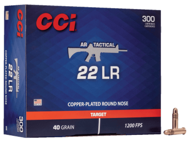 Randfeuerpatrone CCI AR TACTICAL 40gr CPRN .22 lr - VE 300 Schuss, Bild 1