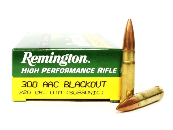 Büchsenpatrone Remington High Performance Subsonic 220gr .300 BLK - VE 20 Schuss, Bild 1