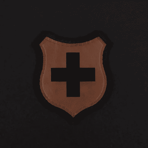 Leder Patch Wappen Schweiz, Bild 1