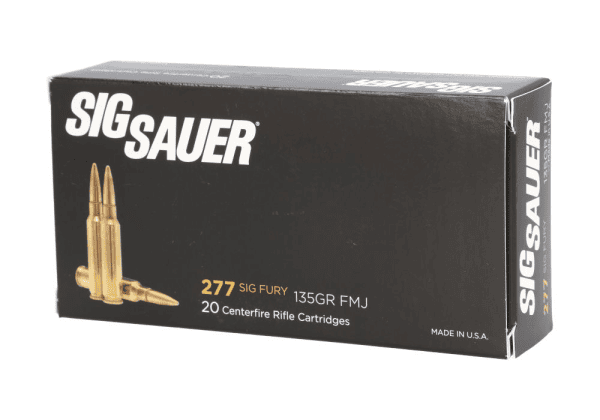 Büchsenpatrone SIG SAUER SAUER ELITE BALL FMJ 135gr .277 FURY - VE 20 Schuss, Bild 1