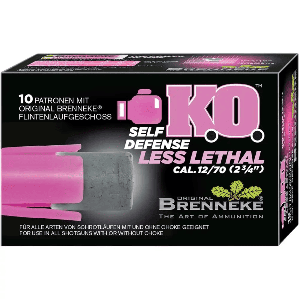 Flintenlaufpatrone Brenneke K.O. Self Defense Less Lethal 8.2g/127gr 12/70 - VE 10 Schuss, Bild 1